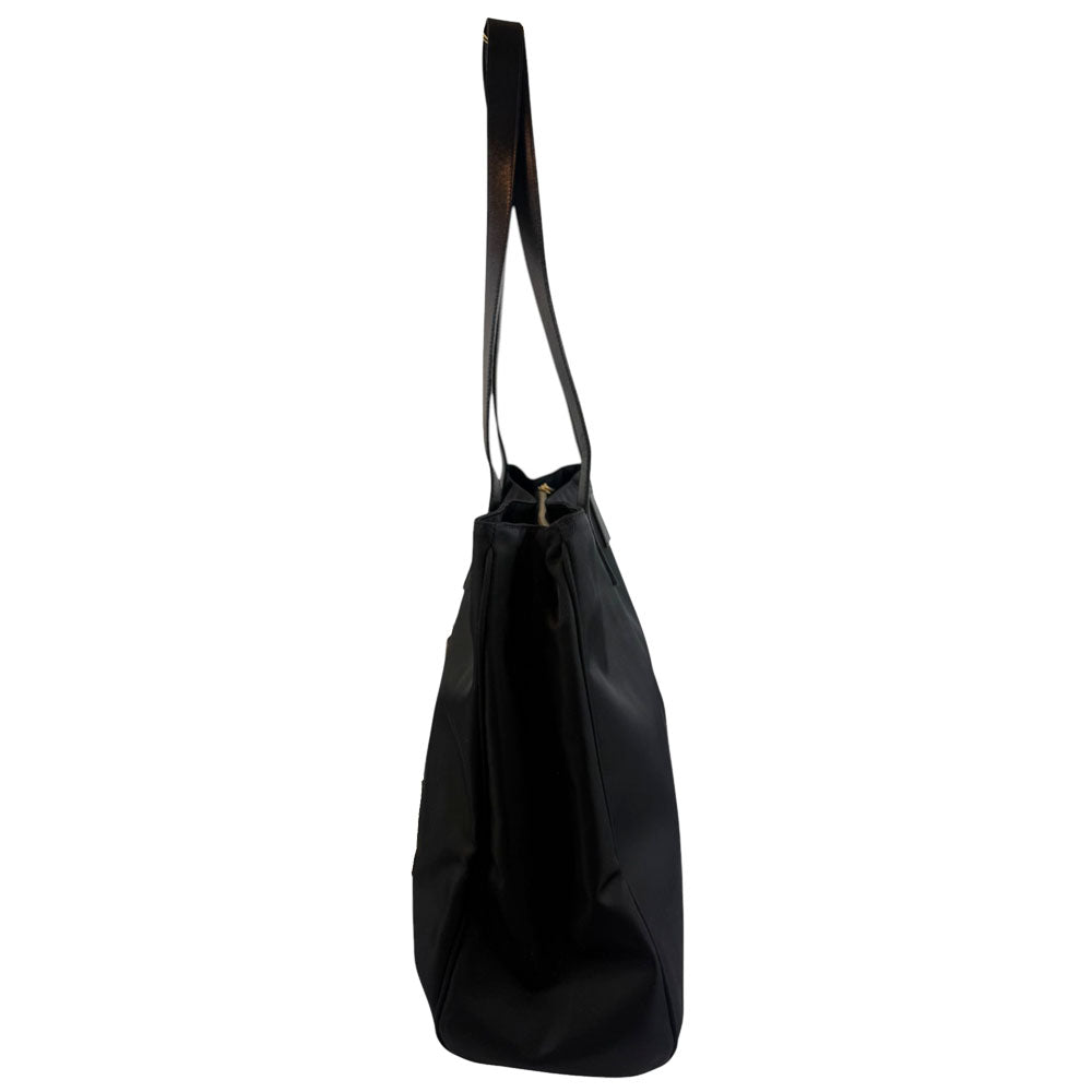 FENDI Black Nylon Tote Shoulder Bag LHQ726