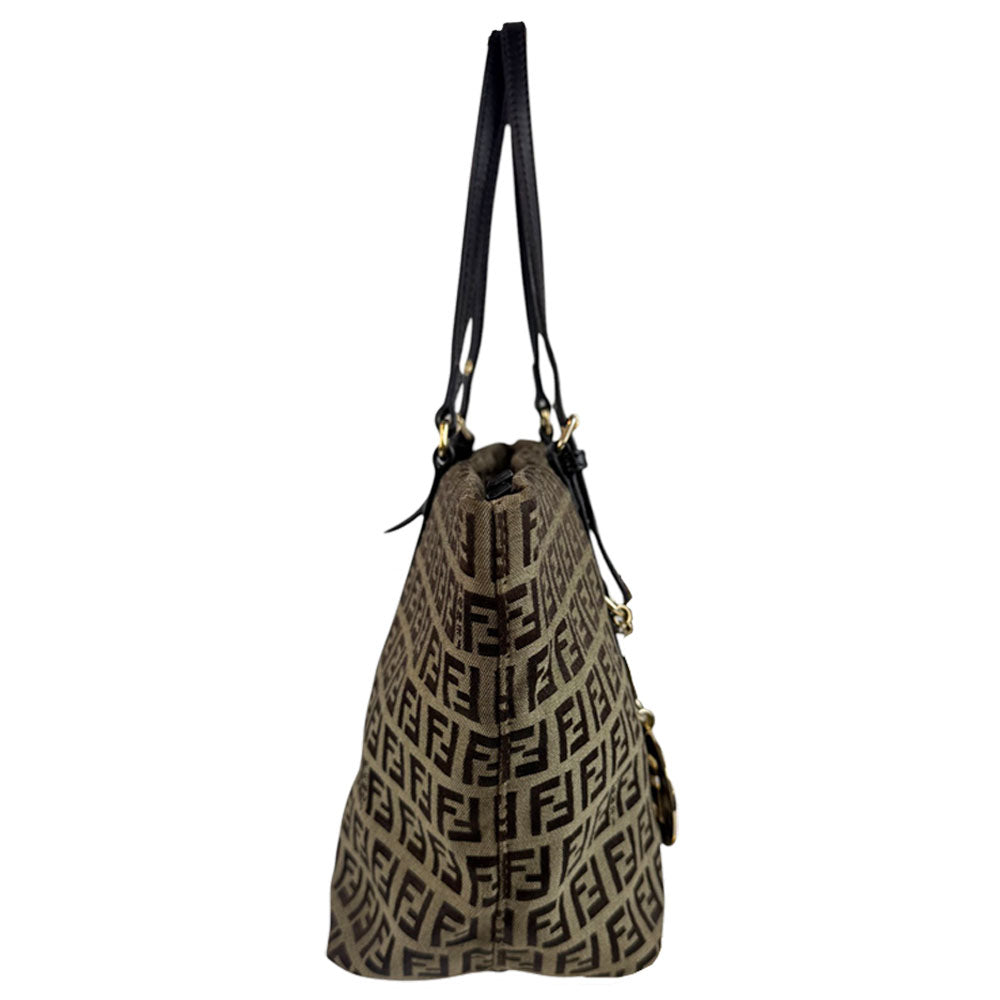 FENDI Zucca Tote Shoulder Bag LHQ727