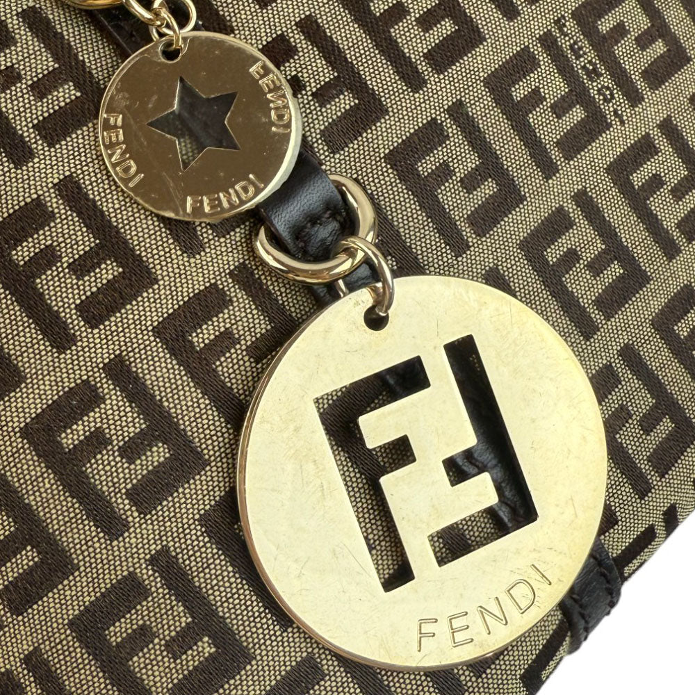 FENDI Zucca Tote Shoulder Bag LHQ727