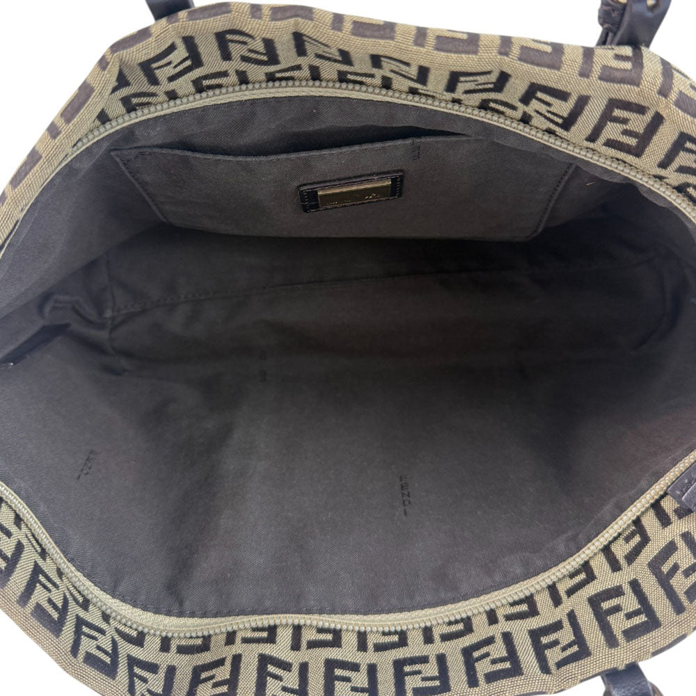 FENDI Zucca Tote Shoulder Bag LHQ727