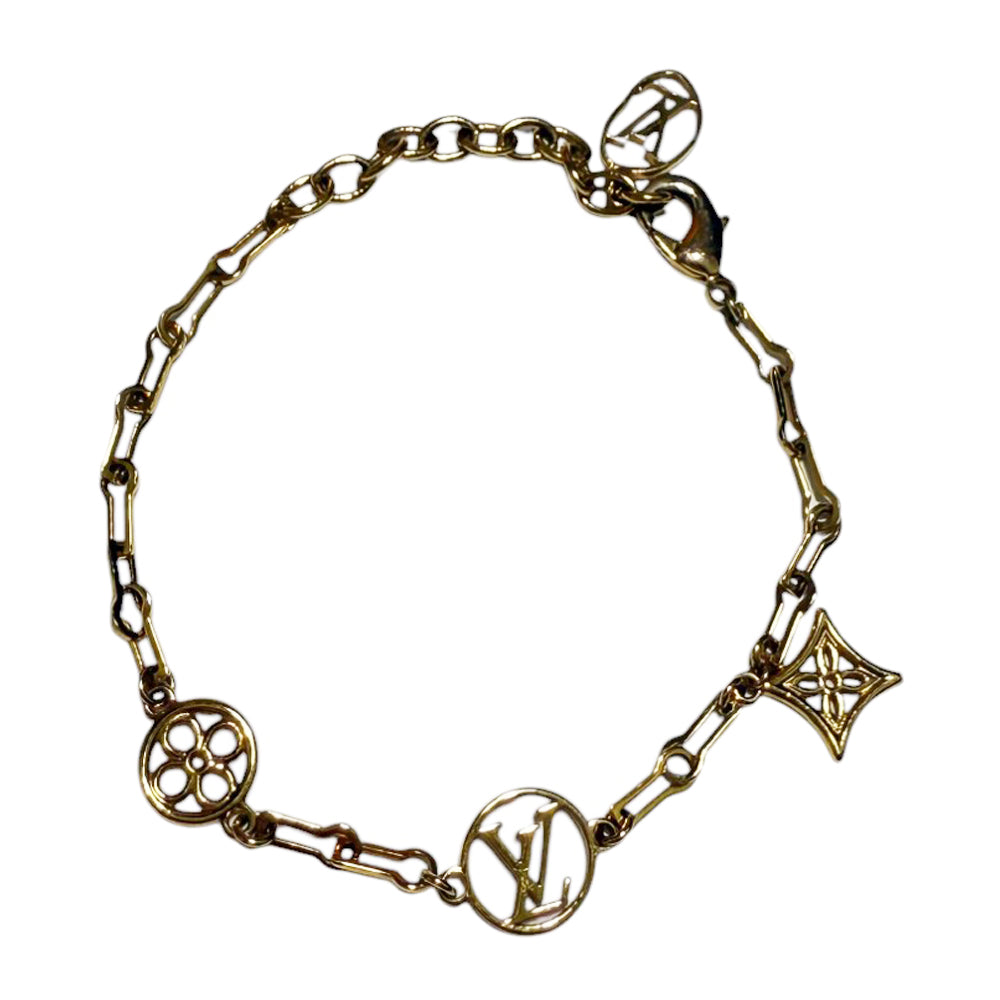 LOUIS VUITTON Forever Young Gold Bracelet LHQ734