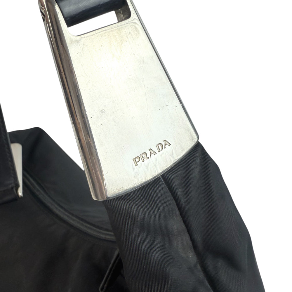 PRADA Black Nylon Shoulder Bag LHQ741
