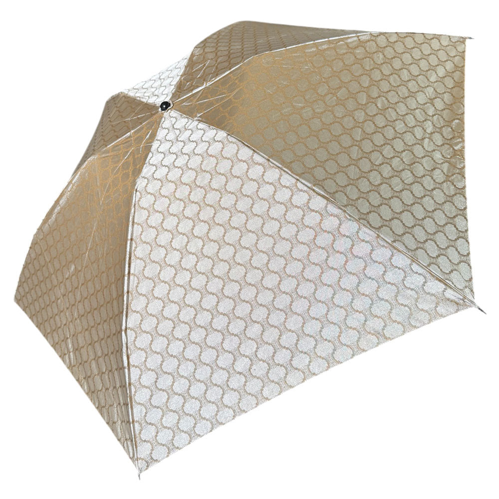 CELINE Macadam Cream Folding Umbrella LHQ743