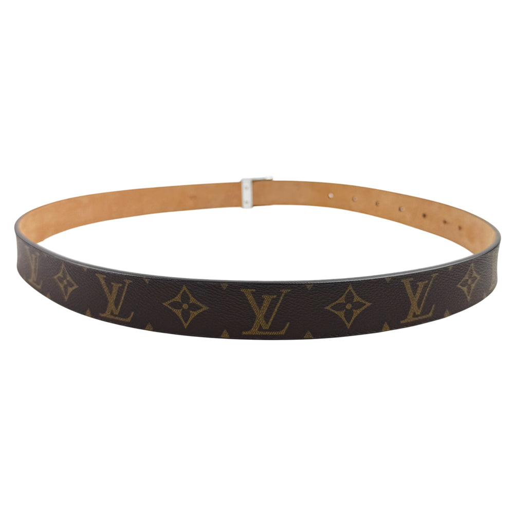 LOUIS VUITTON Monogram Santur Carre Men's Belt LHQ777