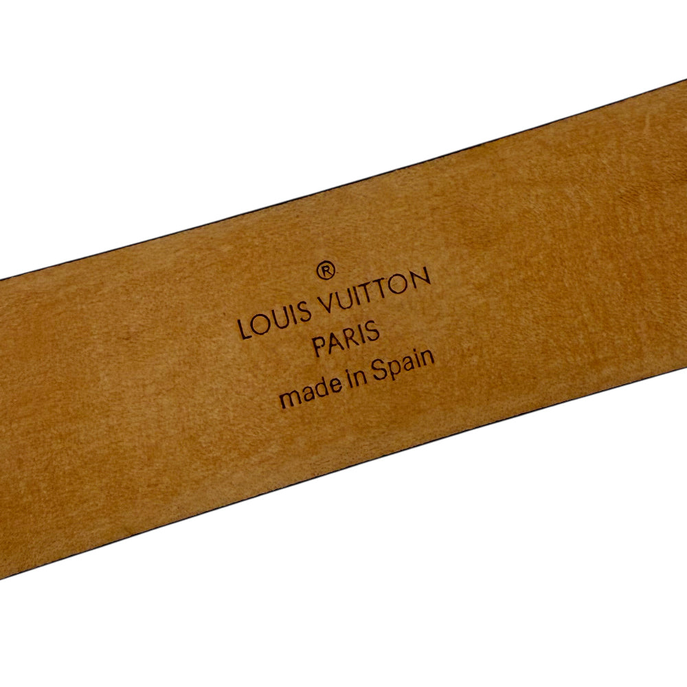 LOUIS VUITTON Monogram Santur Carre Men's Belt LHQ777