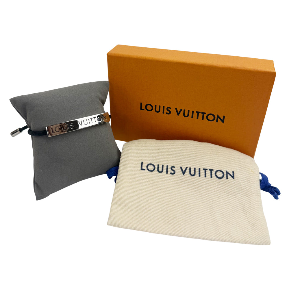 LOUIS VUITTON Silver Space Bracelet LHQ787