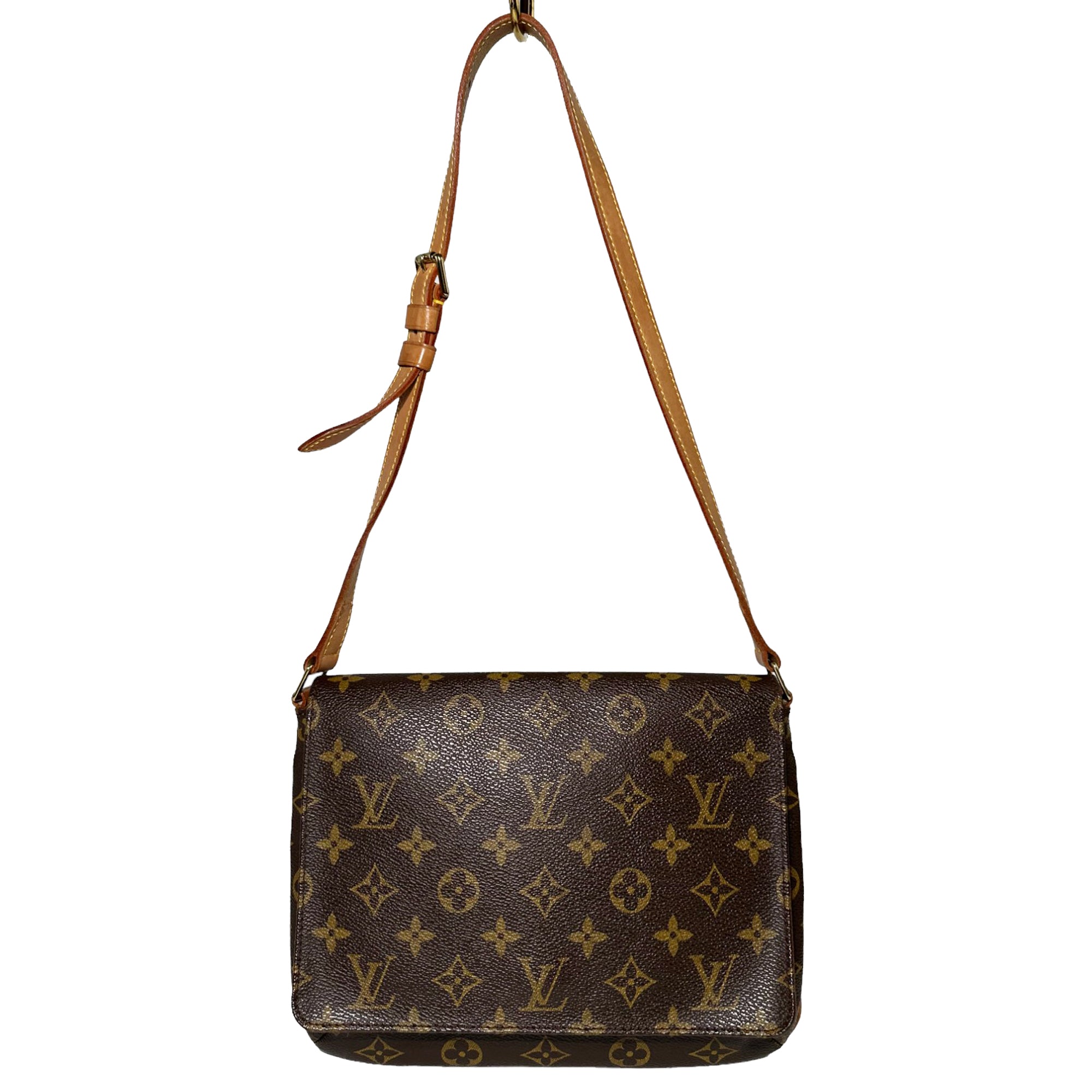 LOUIS VUITTON Musette Tango Kurzer Riemen Monogramm Umhängetasche LHQ79