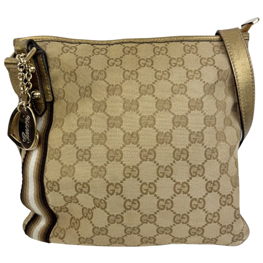 GUCCI GG Supreme Canvas Crossbody Shoulder Bag LHQ798