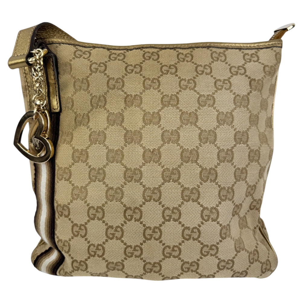 GUCCI GG Supreme Canvas Crossbody Shoulder Bag LHQ798