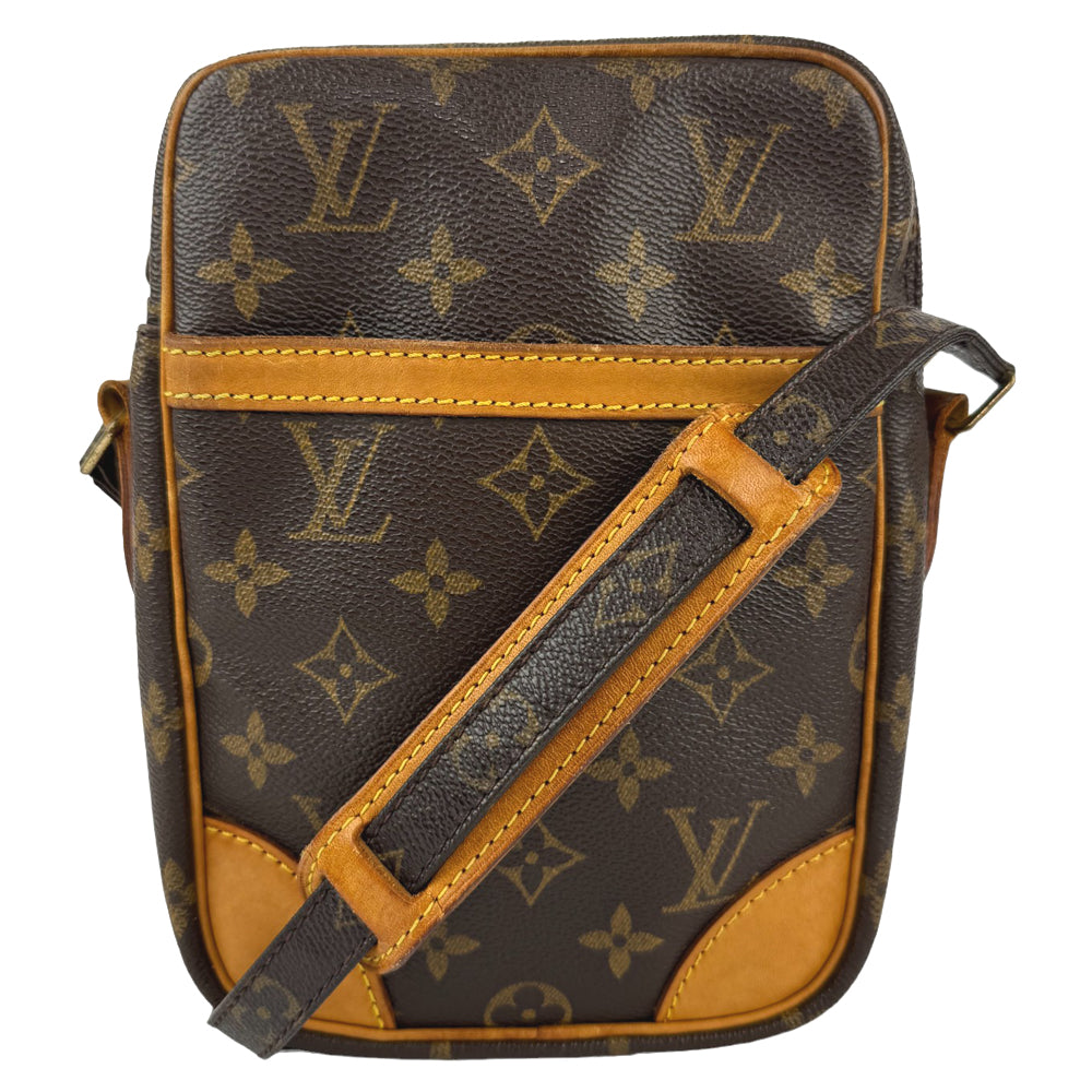 LOUIS VUITTON Danubio Monograma Crossbody Bolso de hombro LHQ80