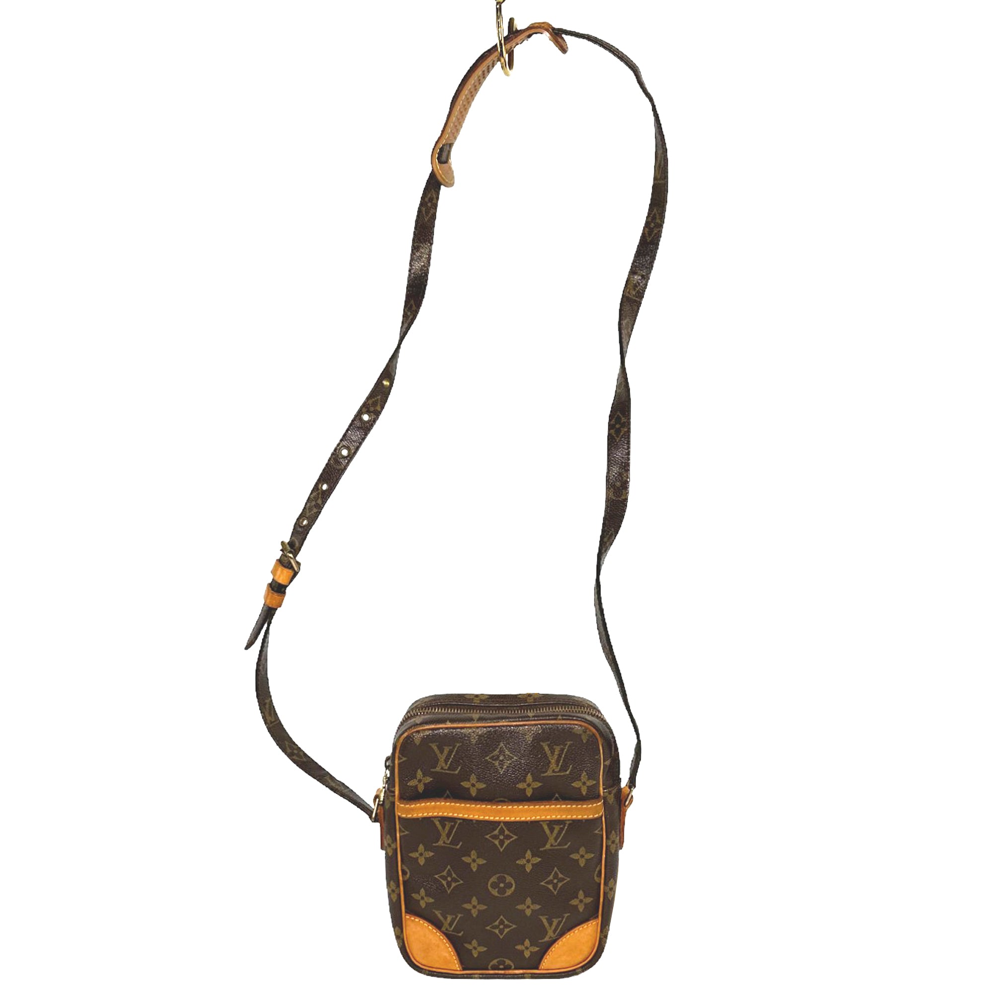 LOUIS VUITTON Danube Monogram Crossbody Shoulder Bag LHQ80