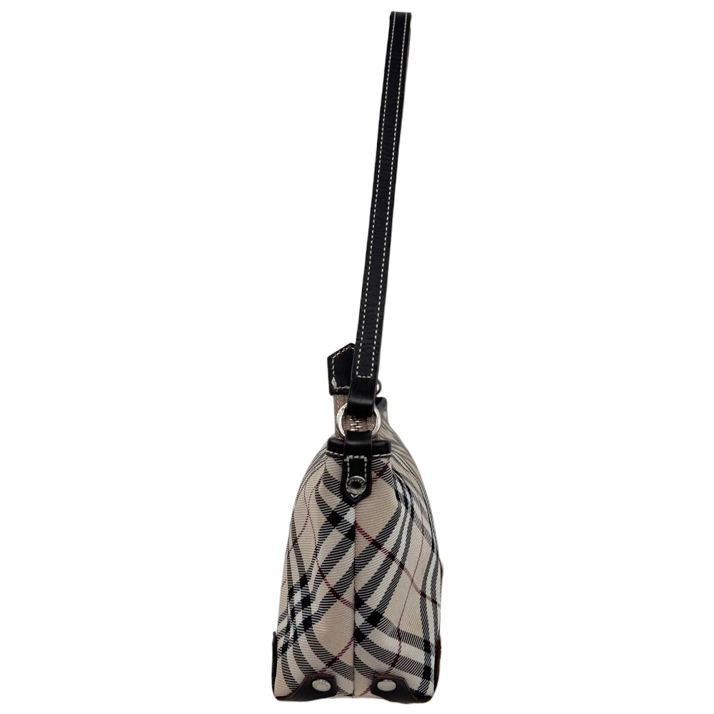 BURBERRY Nova Check Blue Label Shoulder Bag LHQ801