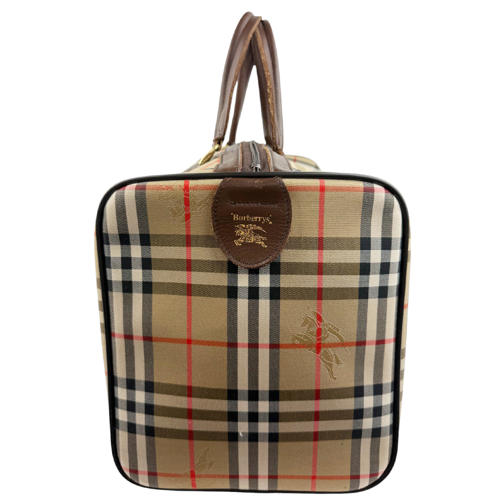 BURBERRY Nova Check Boston Duffle Bag LHQ802