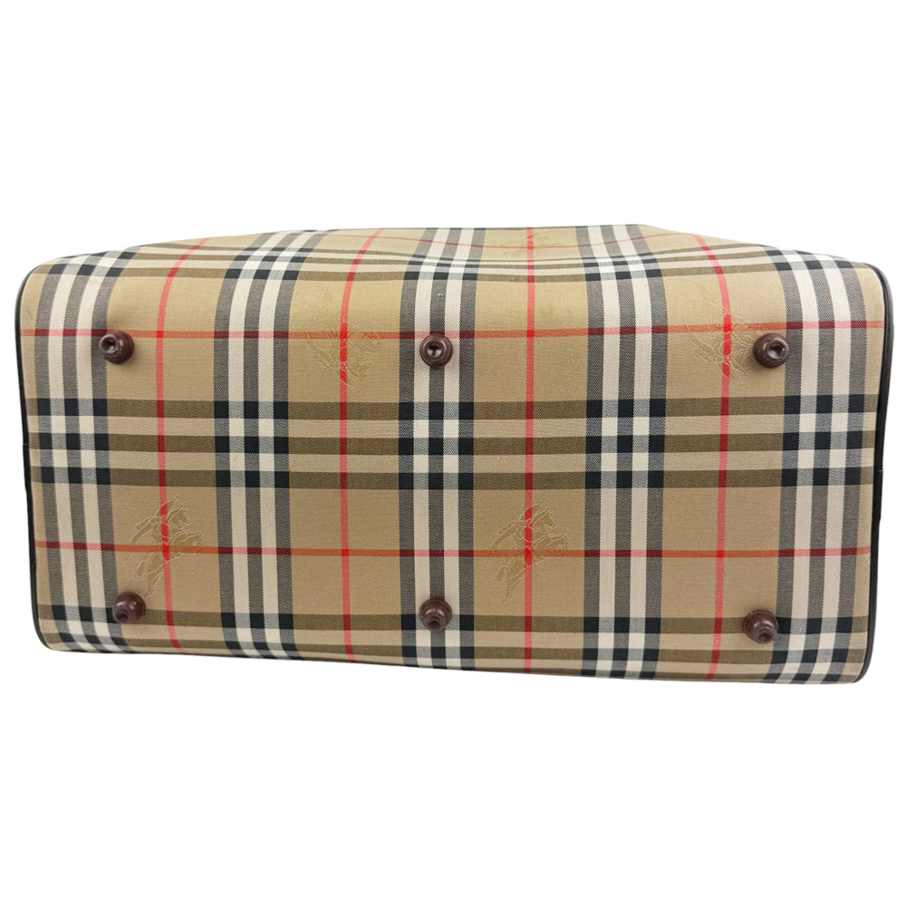 BURBERRY Nova Check Boston Duffle Bag LHQ802
