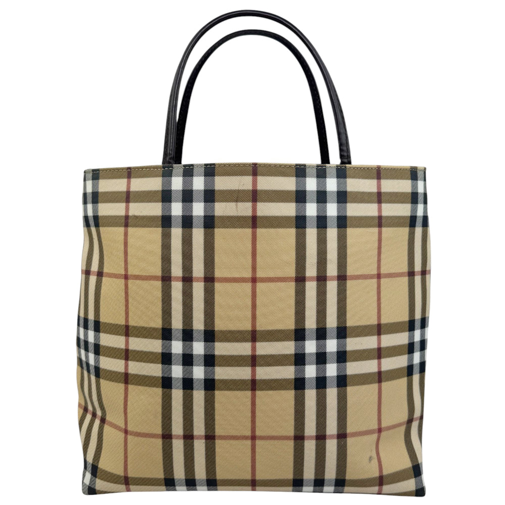 BURBERRY Nova Check Tote Shoulder Bag LHQ804
