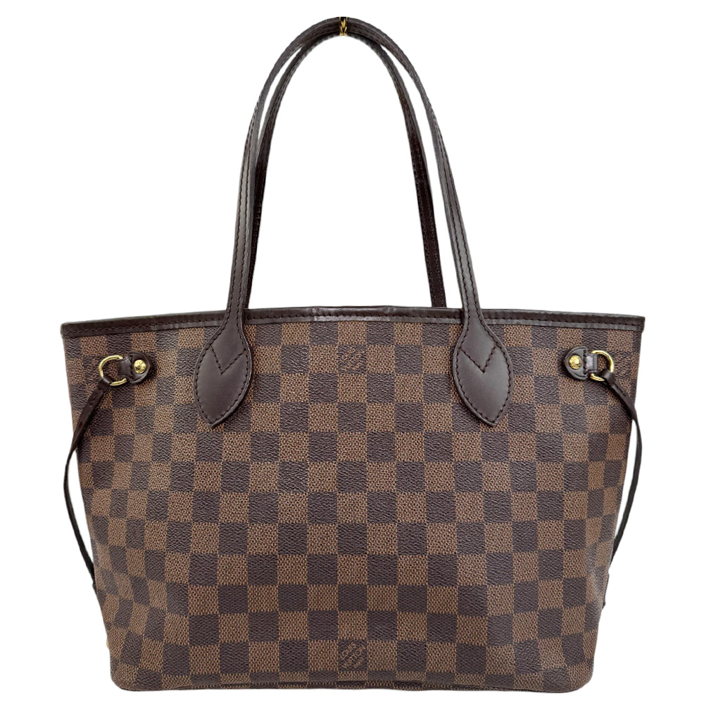 LOUIS VUITTON Neverfull PM Damier Ebene Shoulder Bag LHQ812