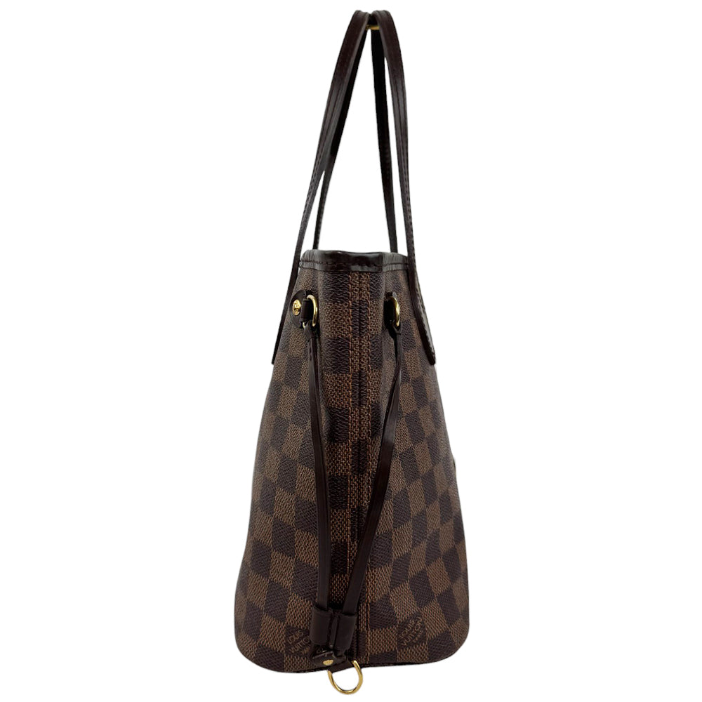 LOUIS VUITTON Neverfull PM Damier Ebene Shoulder Bag LHQ812