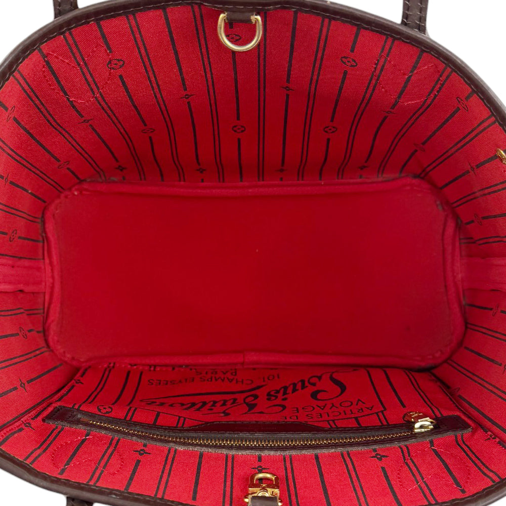 LOUIS VUITTON Neverfull PM Damier Ebene Shoulder Bag LHQ812
