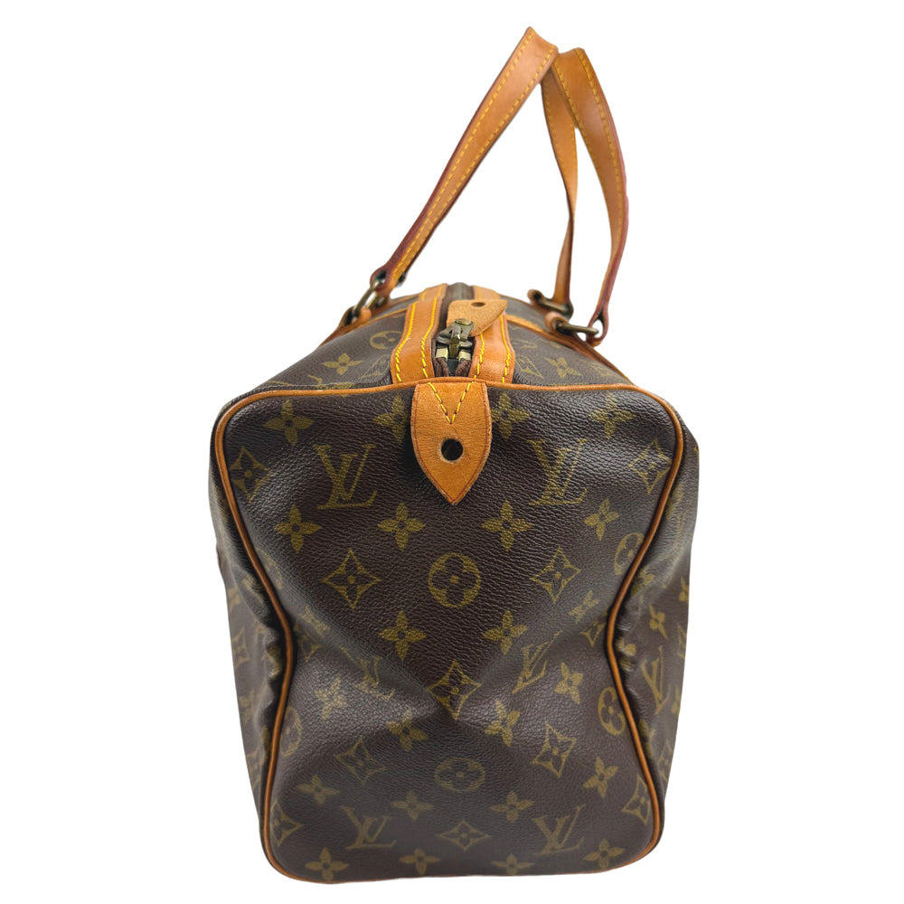 LOUIS VUITTON Sax Souple 35 Monogram Boston Keepall Bag LHQ816