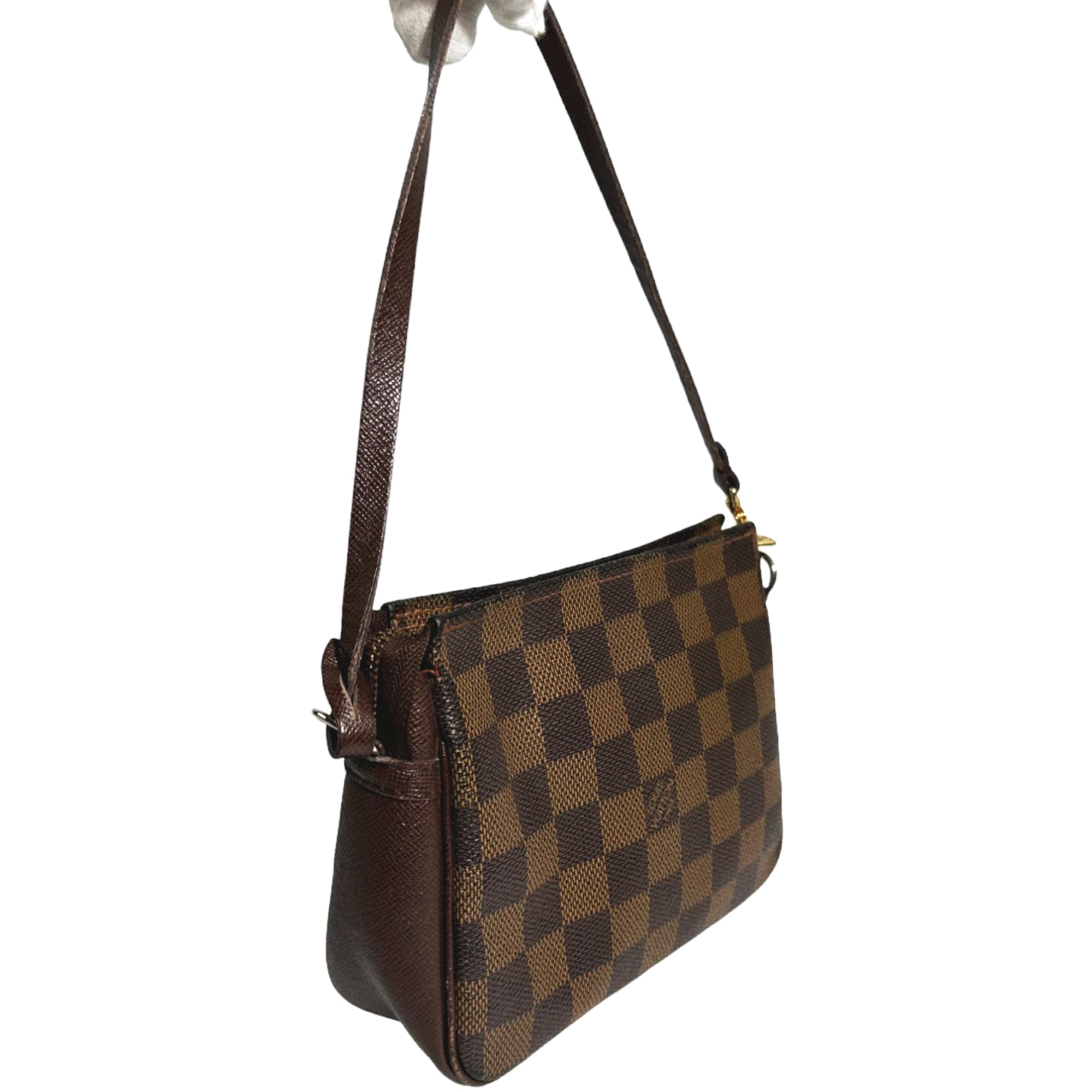 LOUIS VUITTON Trousse Pochette Damier Ebene Tasche LHQ82