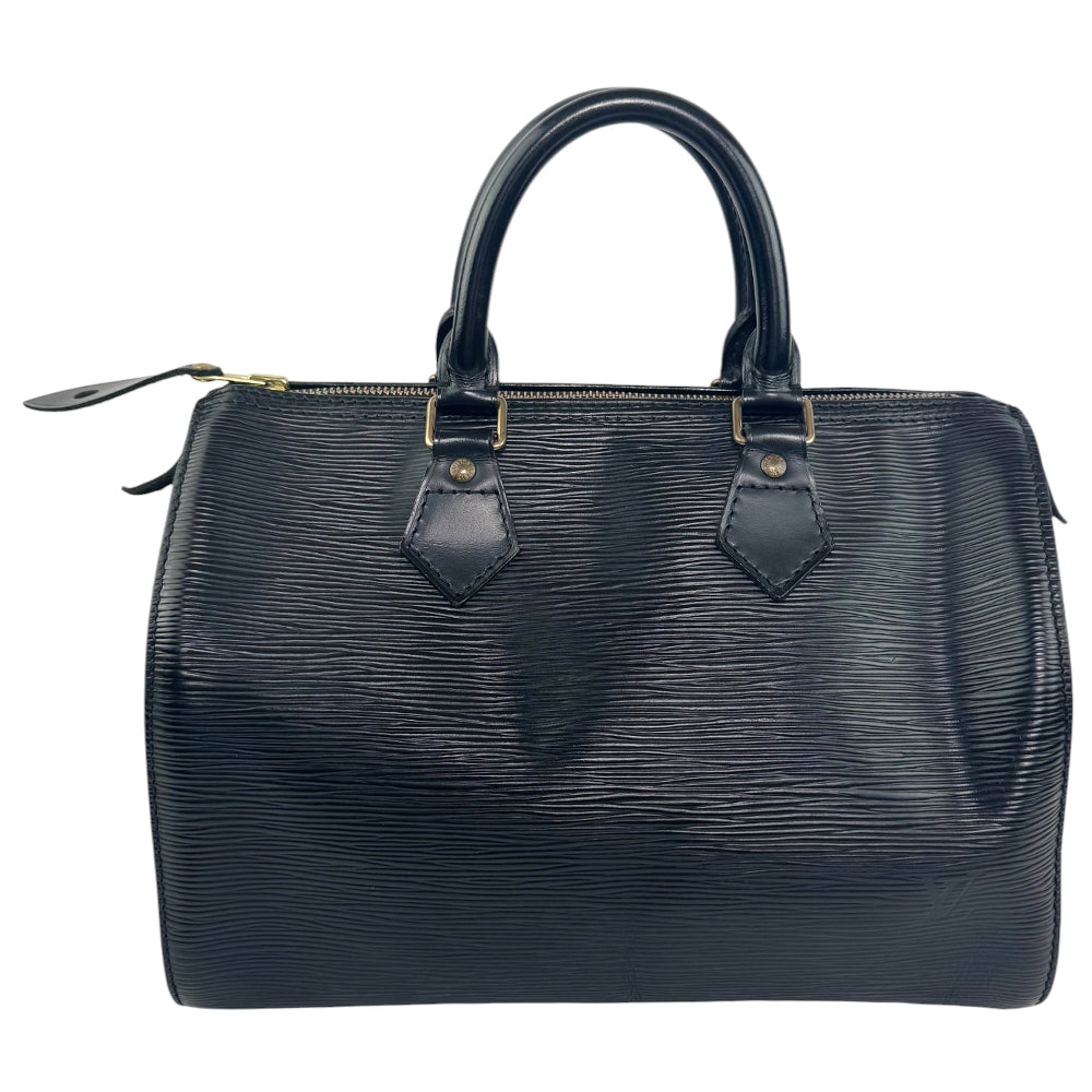 LOUIS VUITTON Speedy 25 Epi Noir Handbag LHQ822