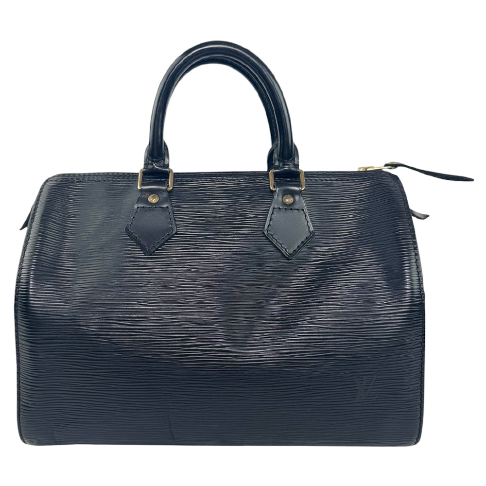LOUIS VUITTON Speedy 25 Epi Noir Handbag LHQ822