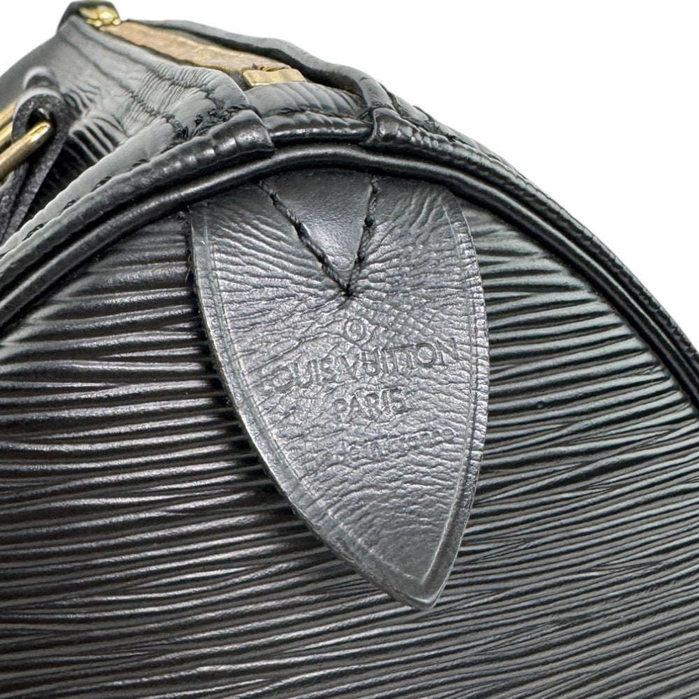 LOUIS VUITTON Speedy 25 Epi Noir Handbag LHQ822