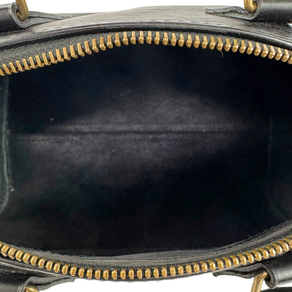 LOUIS VUITTON Speedy 25 Epi Noir Handbag LHQ822