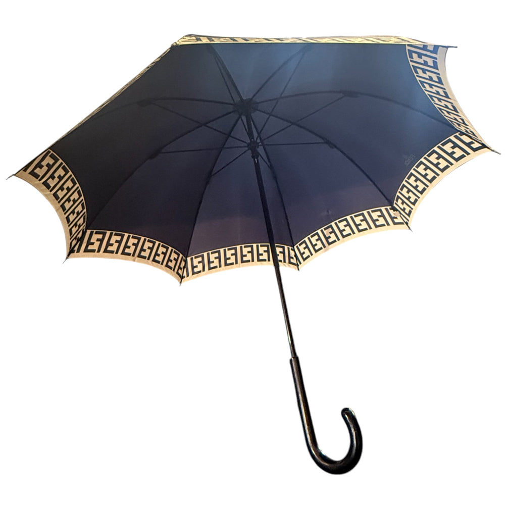 FENDI Navy Folding Umbrella LHQ832