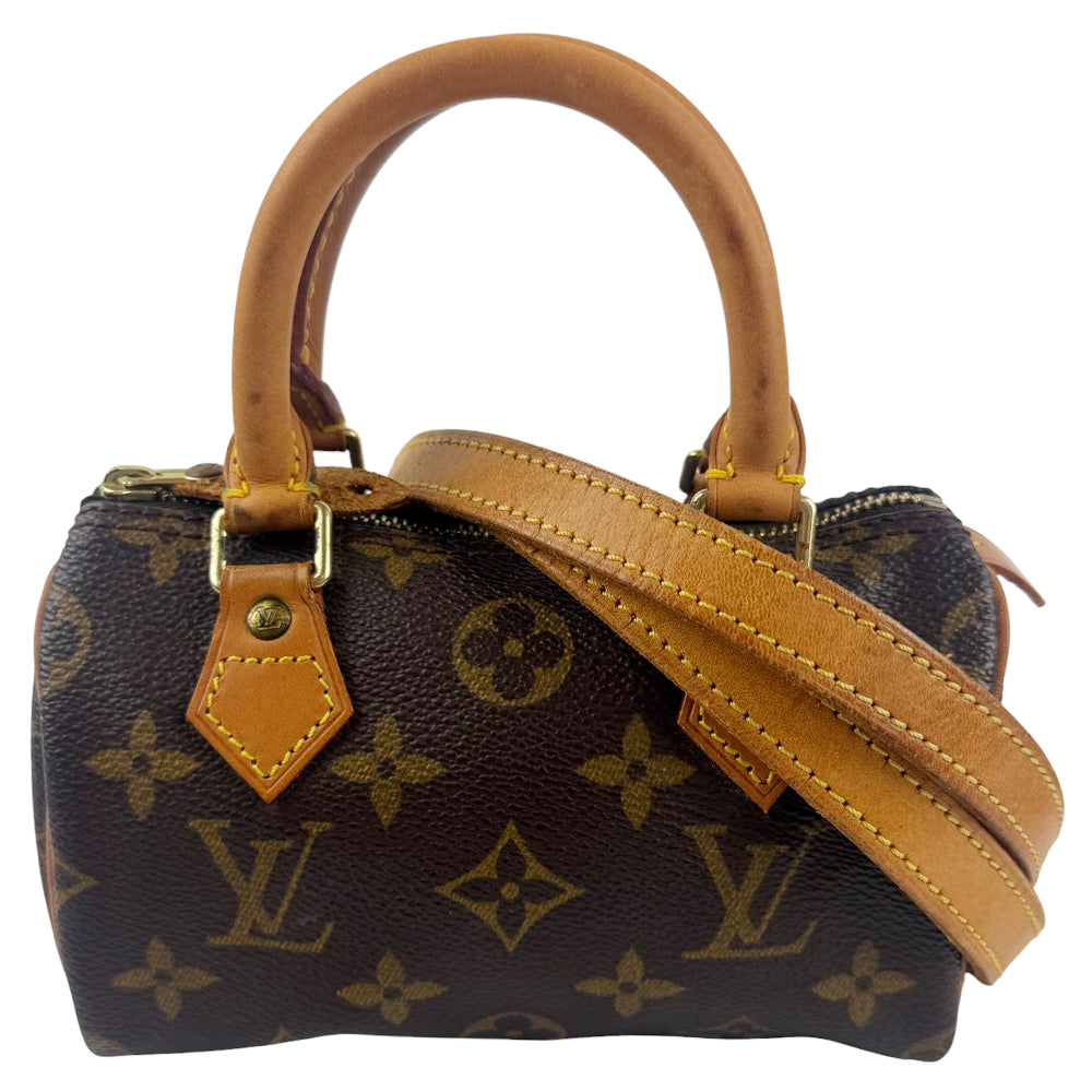 LOUIS VUITTON Nano Speedy Shoulder Bag LHQ836