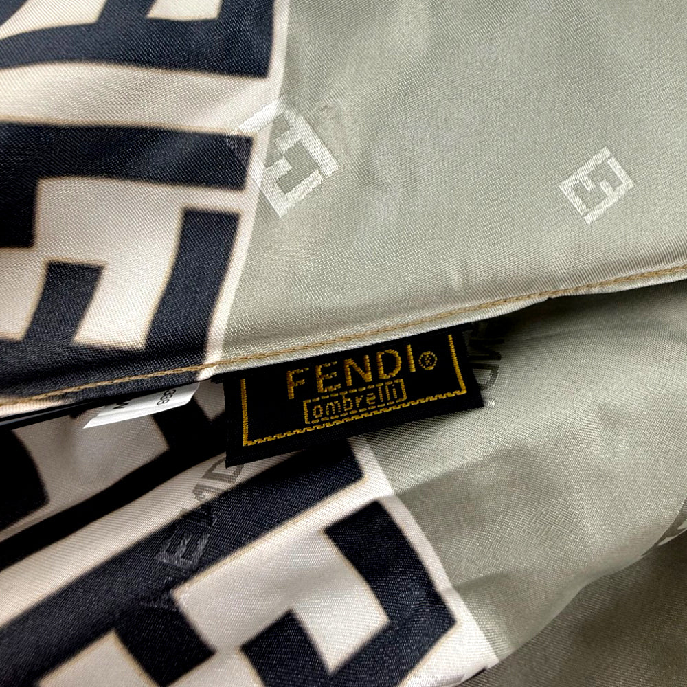 FENDI Brown Folding Umbrella LHQ838