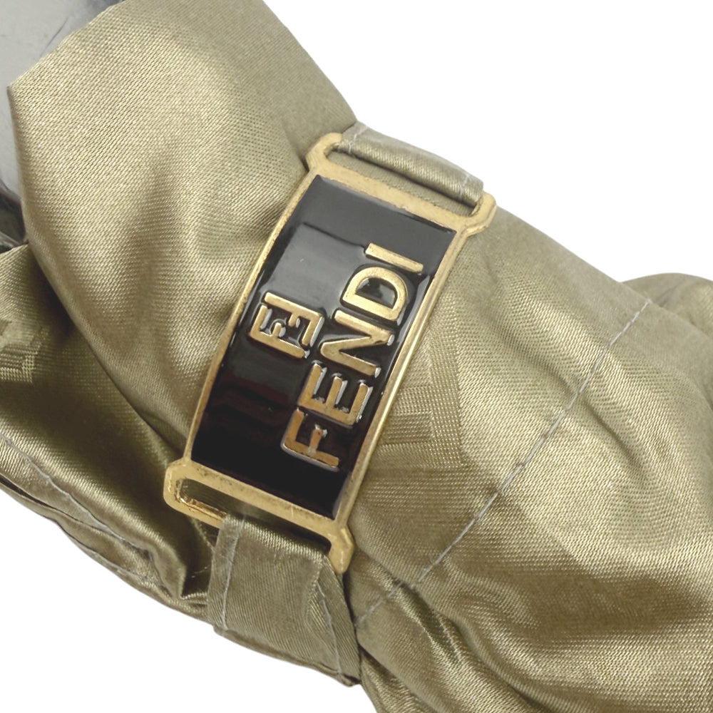 FENDI Brown Folding Umbrella LHQ838