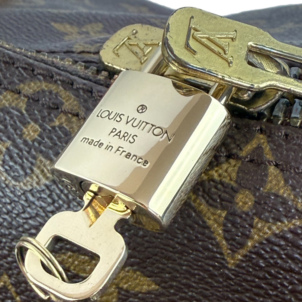 LOUIS VUITTON Monogram Keepall 45 Bandouliere Duffel Bag With Strap LHQ845