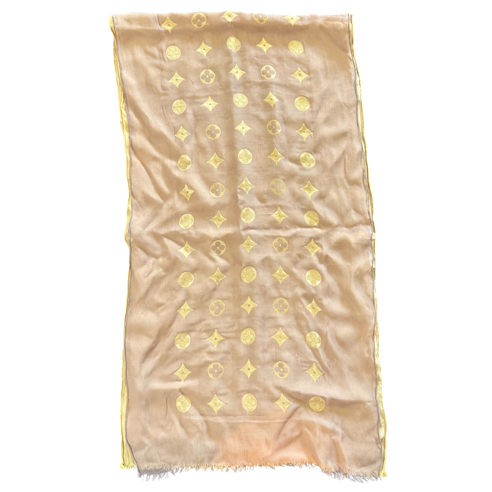 LOUIS VUITTON Silk Scarf LHQ847