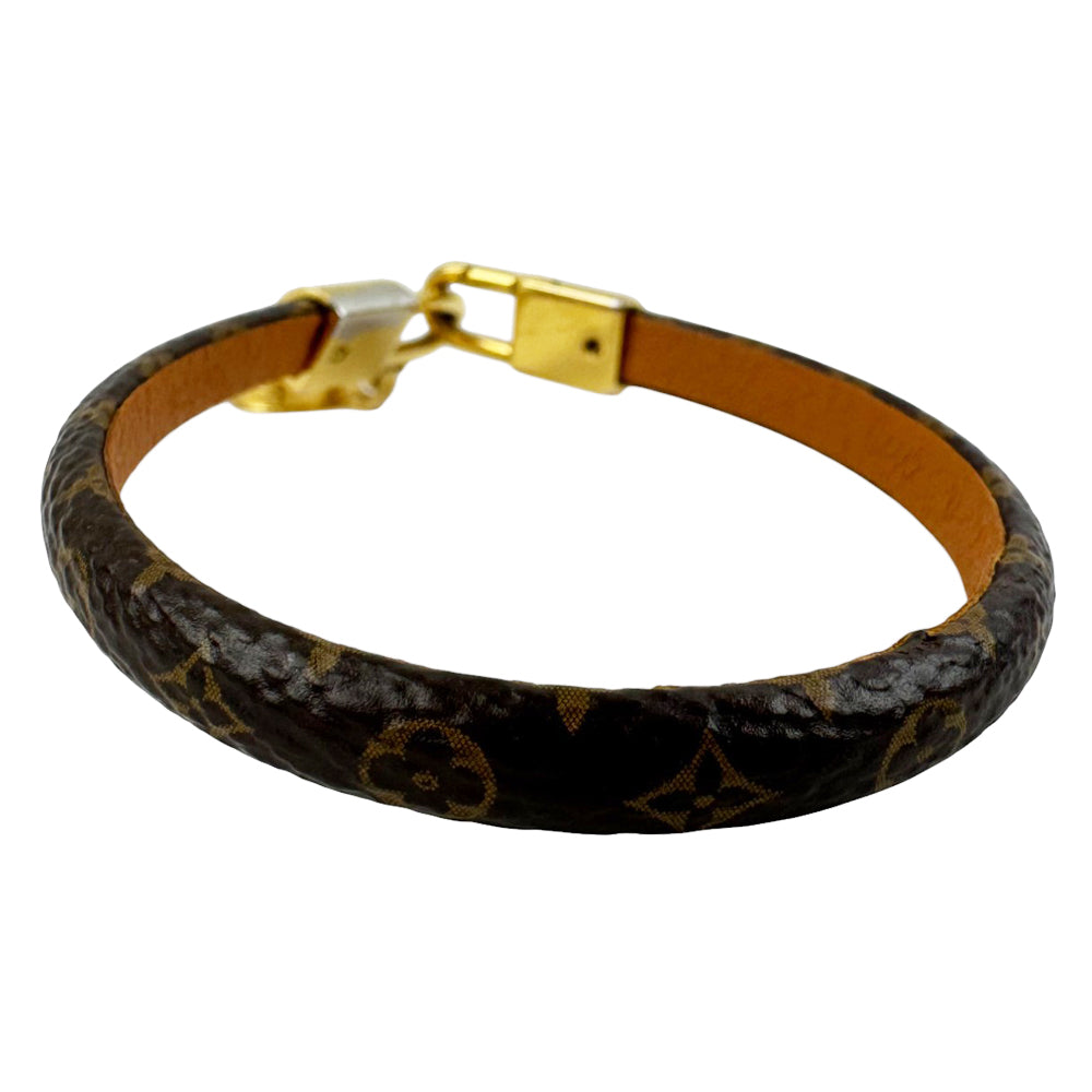 LOUIS VUITTON Monogram LV Tribute Charm Bracelet LHQ853