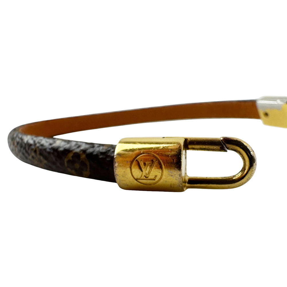 LOUIS VUITTON Monogram LV Tribute Charm Bracelet LHQ853