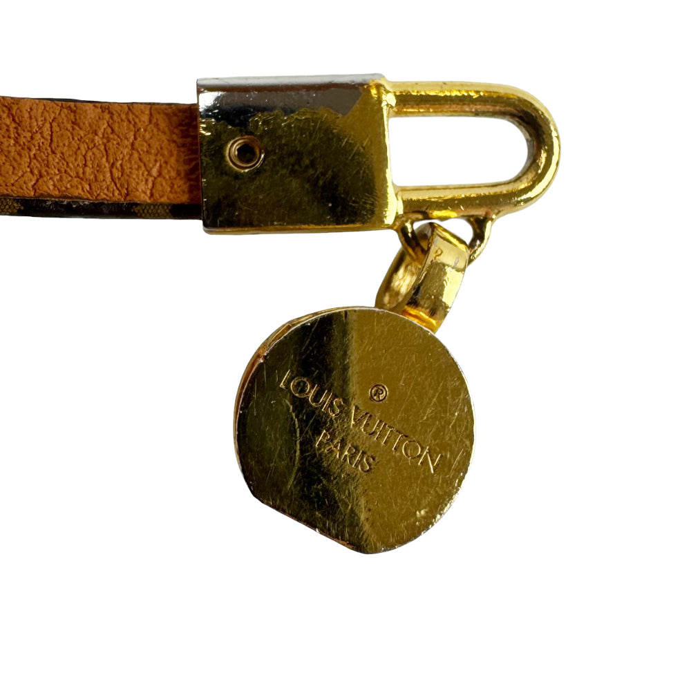 LOUIS VUITTON Monogram LV Tribute Charm Bracelet LHQ853