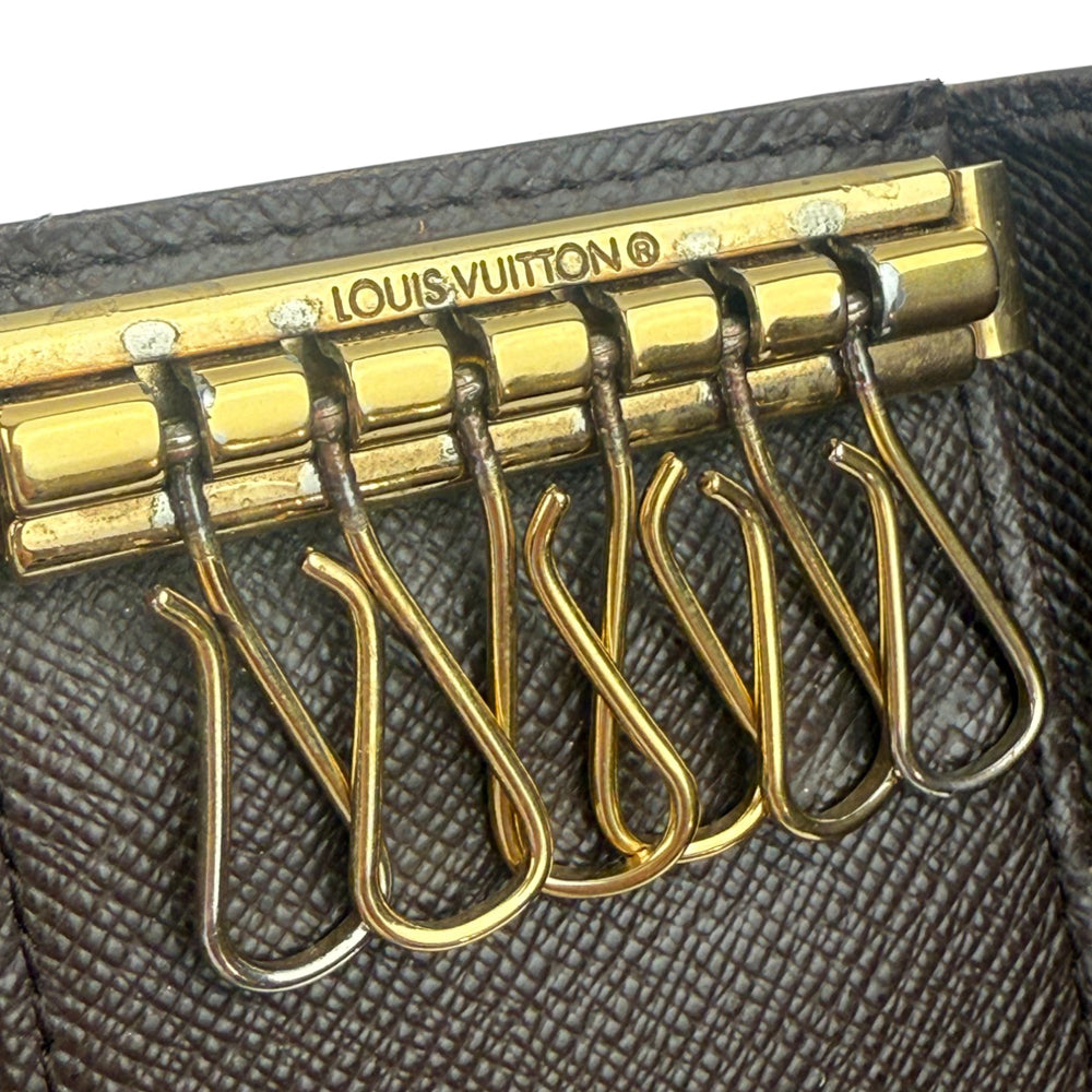 LOUIS VUITTON Damier Ebene 6 Point Key Holder LHQ854