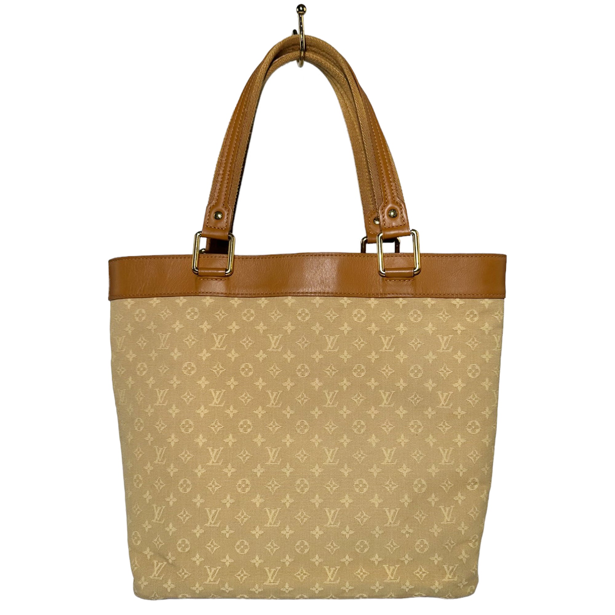 LOUIS VUITTON Lucille GM Beige Monograma Bolso LHQ86