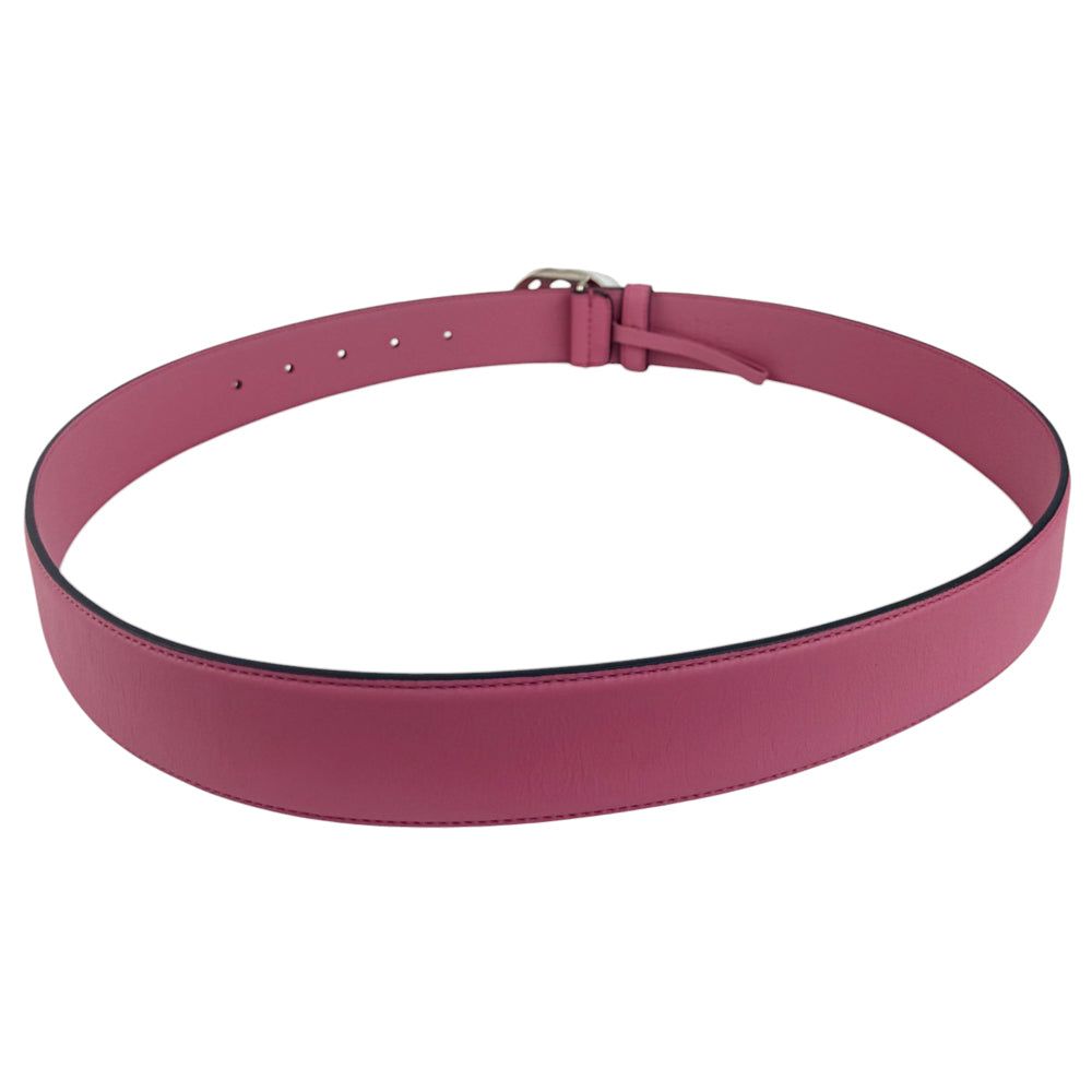 GUCCI Interlocking GG Pink Leather Belt 90cm/36" LHQ860