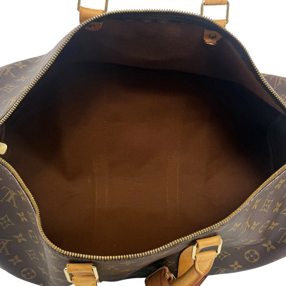 LOUIS VUITTON Monogram Keepall 50 Bandouliere Duffel Bag LHQ864
