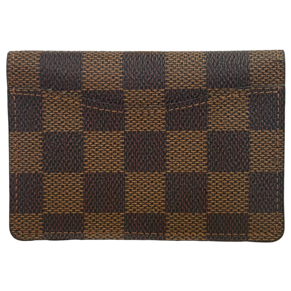 LOUIS VUITTON Damier Ebene Card Holder Purse LHQ873