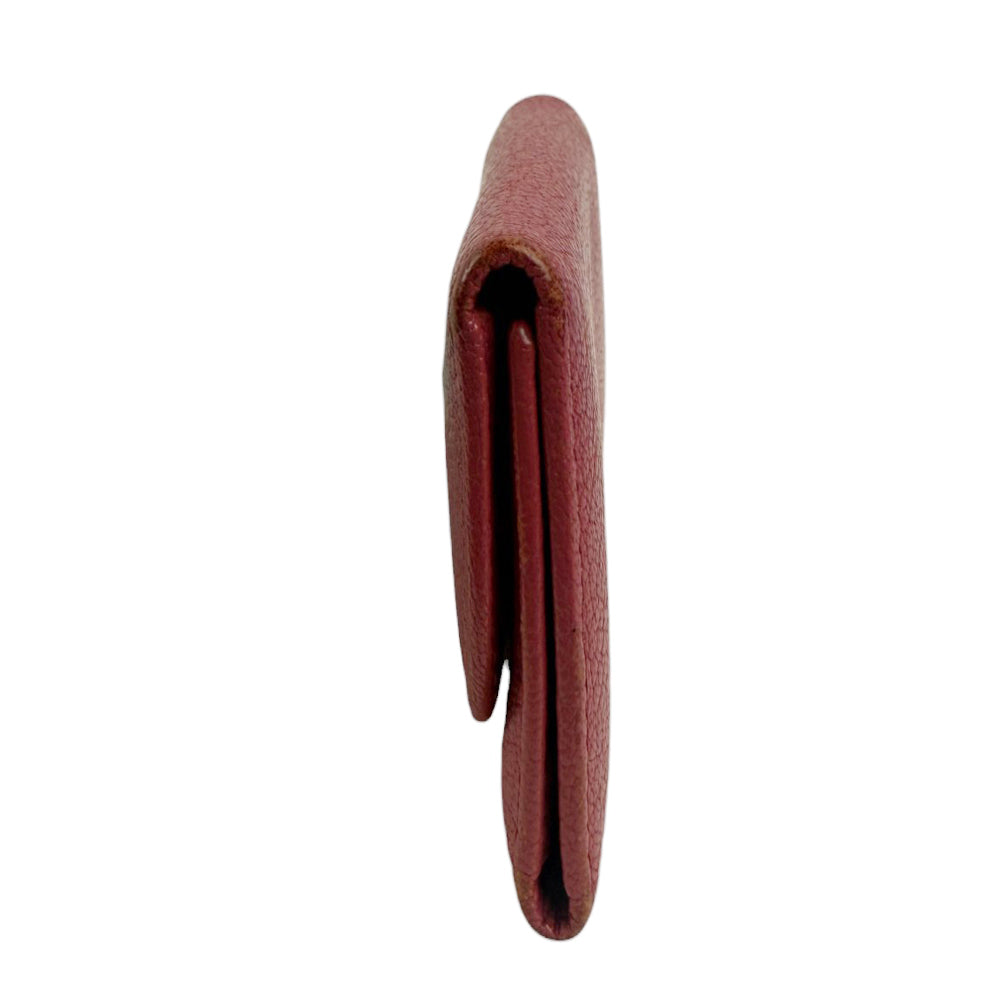 MIU MIU 6 Point Pink Leather Key Holder Case LHQ880