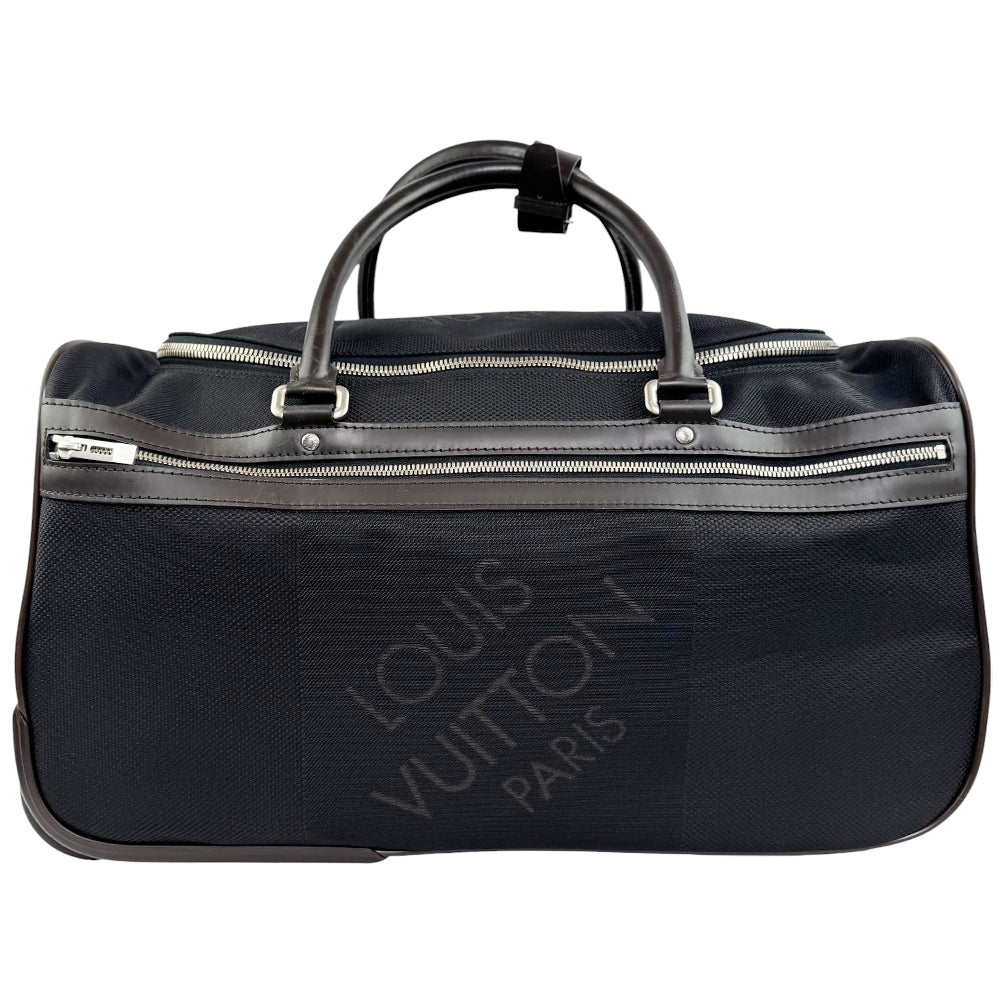 LOUIS VUITTON Eole Geant Black Roller Duffle Bag LHQ890