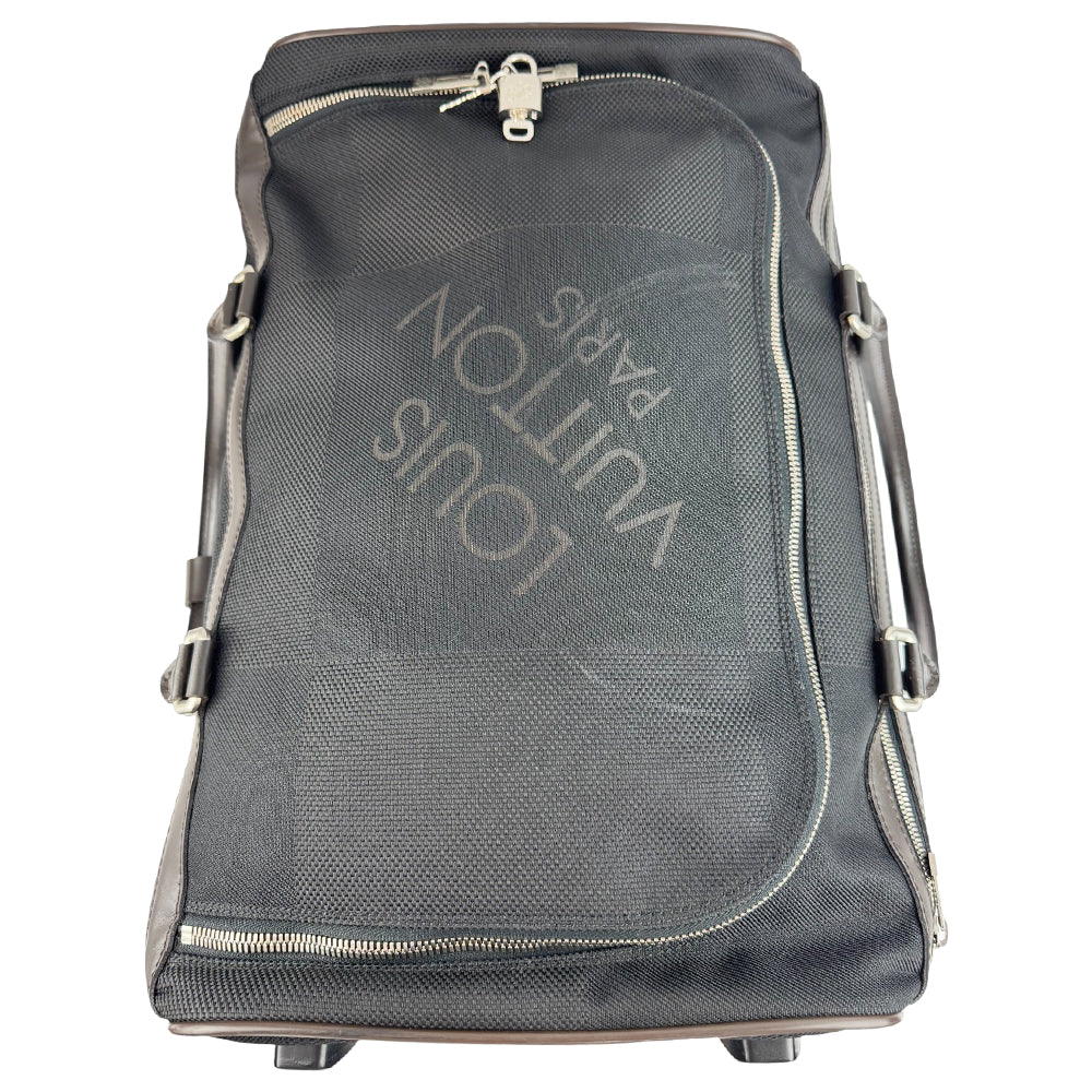 LOUIS VUITTON Eole Geant Black Roller Duffle Bag LHQ890