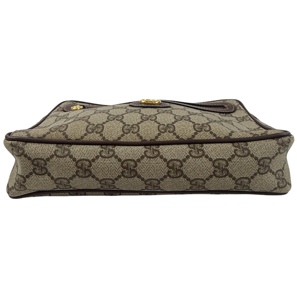 GUCCI GG Supreme Canvas Clutch Wristlet Bag LHQ900