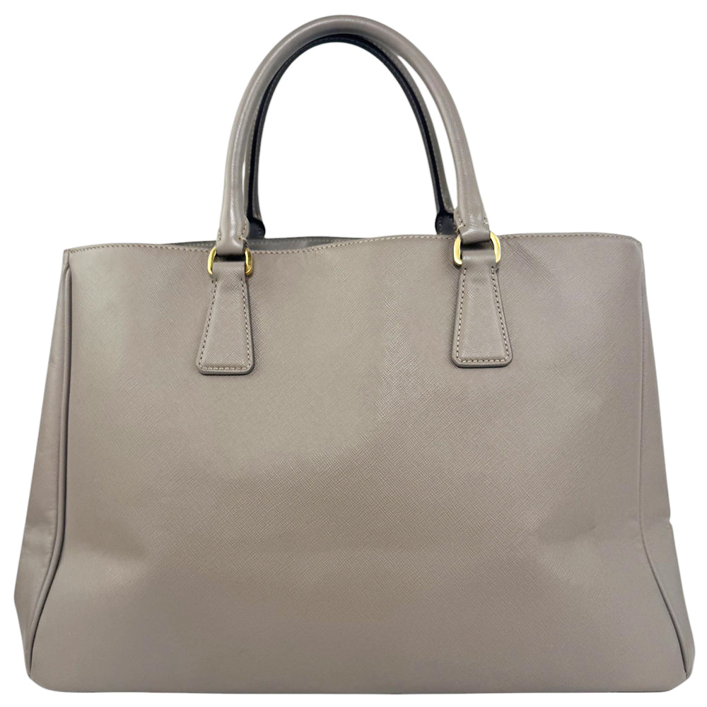 PRADA Galleria Saffiano Grey Leather Handbag LHQ905