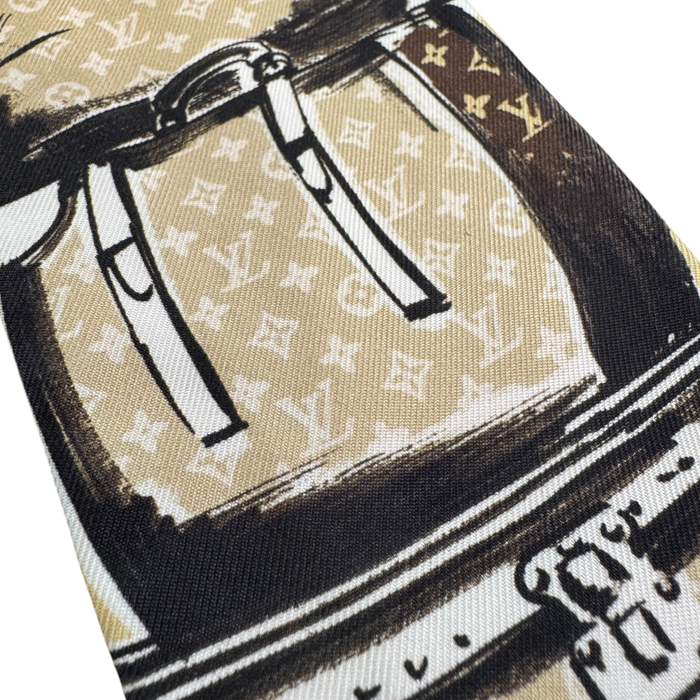 LOUIS VUITTON Monogram Confidential Bandeau Twilly Scarf LHQ916