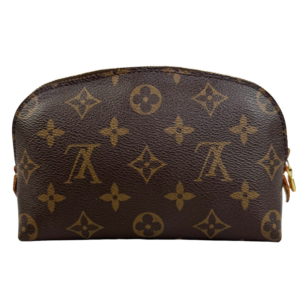 LOUIS VUITTON Brown Monogram Cosmetics Pouch Bag LHQ918