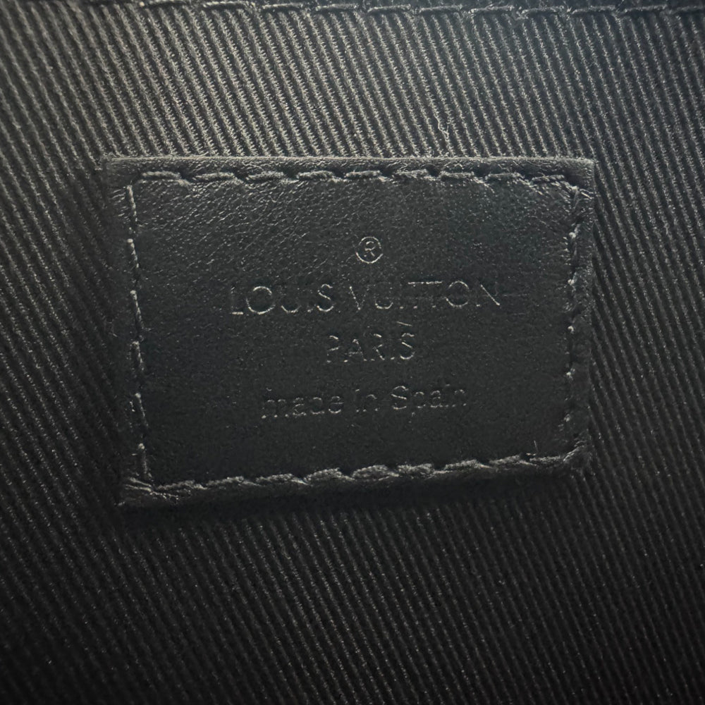 LOUIS VUITTON Monogram Graphite Pochette To Go Pouch Clutch LHQ919